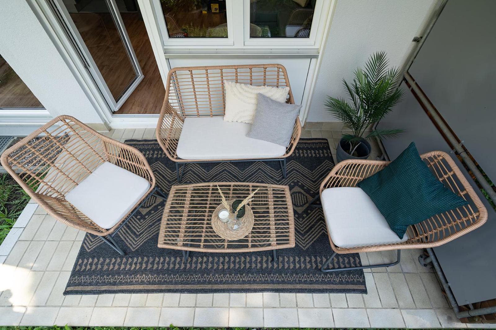 Benville Pirna - Modern - Familie - Terrasse Luaran gambar