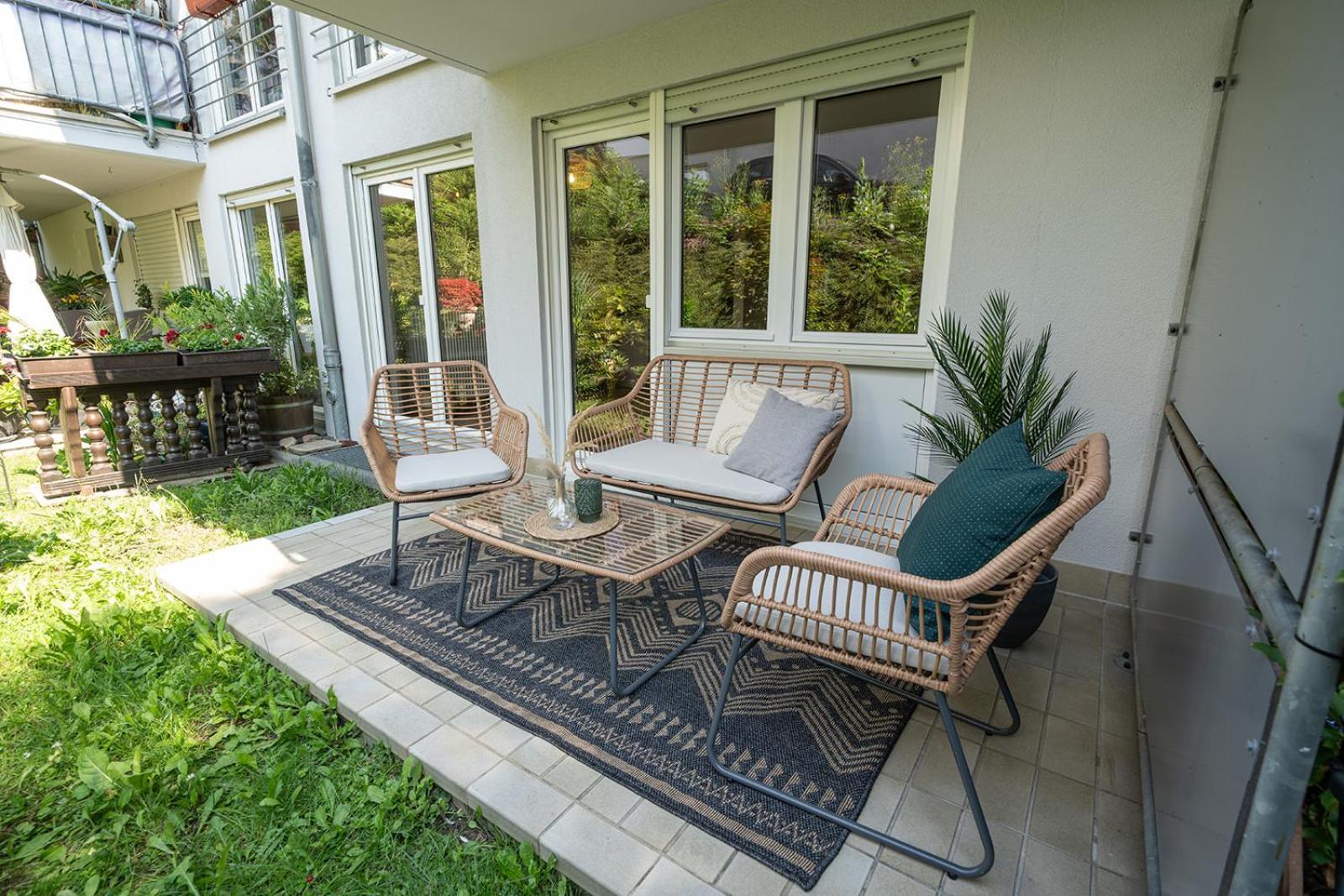 Benville Pirna - Modern - Familie - Terrasse Luaran gambar